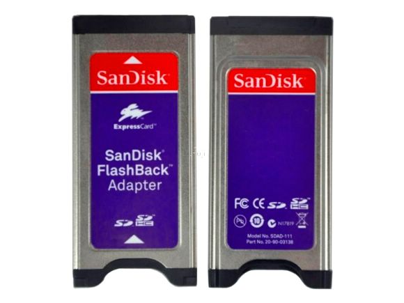 SANDISK新帝FlashBack Adapter轉接卡(ExpressCard)(SDAD-111)