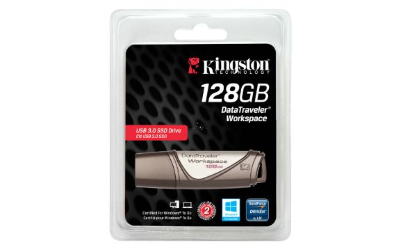 KINGSTON金士頓DataTraveler Workspace 128G隨身碟(Windows To Go 認證)(DTWS/128GB)
