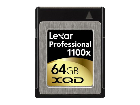 LEXARpJ64GB Professional 1100x XQD™ CardOХd(LXQD64GCTBNA1100)