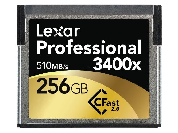 LEXARpJ 256GB Professional 3400x CFast 2.0OХd(LC256CRBNA3400)