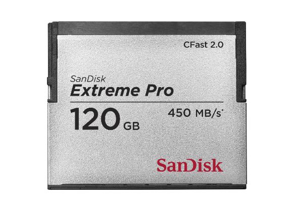 SANDISK120GB Extreme PRO® CFast™ 2.0 memory cardOХd(SDCFSP-120G)