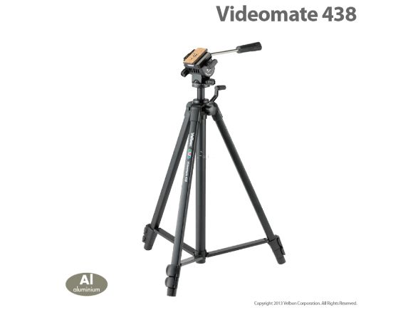 Velbon攝影用Videomate 438錄影三腳架(含PH-248油壓雲台)(Videomate 438)