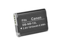 採用高效能鋰電池芯，完善的保護IC版 (CANON用NB-12L充電式晶片鋰電池)