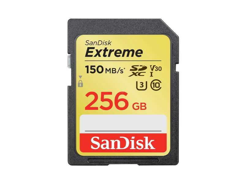 SANDISK新帝Extreme UHS-I 256GB SDXC記憶卡(150M新版)(SDSDXV5-256G)