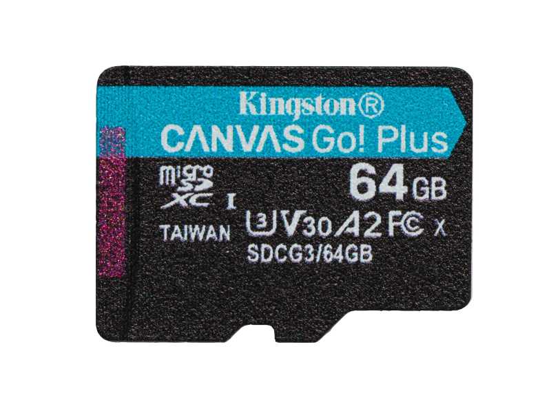 KINGSTONhy64GB Canvas Go!Plus microSDXCOХd(SDCG3/64GB)