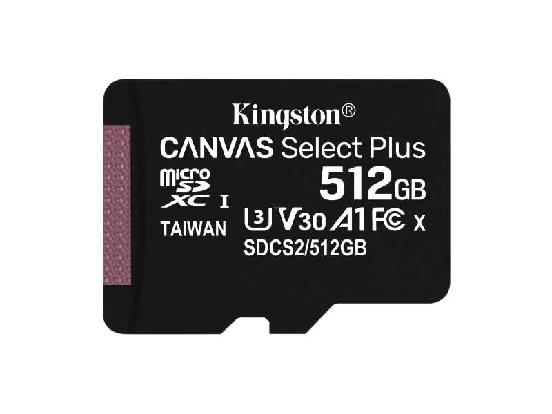 KINGSTONhy512GB Canvas Select Plus microSDXCOХd(SDCS2/512GB)