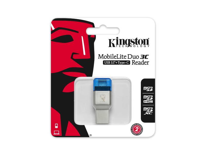 KingstonhyMobileLite Duo 3C Ūd(Type-C/Type-A)(FCR-ML3C)
