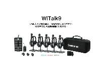 1.9GHz  �䴩�P�����V�q��(Saramonic����WiTalk9 (WT5S)�����u�L�u�q�ܨt��)