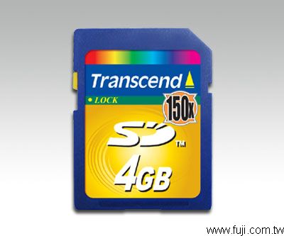 TranscendШ4GB SecureDigital 150xO(¾ϬP)(TS4GSD150 )