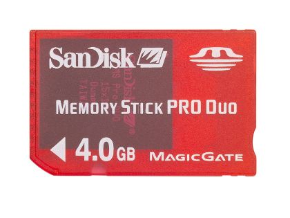 SanDisksGaming Memory Stick PRO Duo™ 4GBOХd(רOT)(SDMSG-4096)