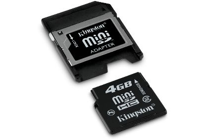 KINGSTONhy4GB mini SDHC (Class 2) OХd(td)(SDM2/4GBFE)