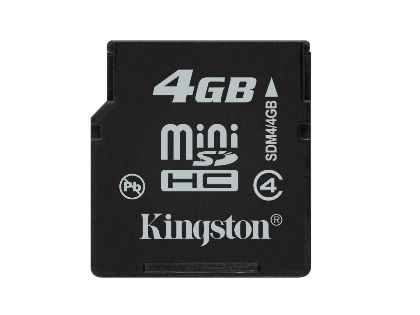 KINGSTONhy4GB mini SDHC (Class 4) OХd(td)(SDM4/4GBFE)