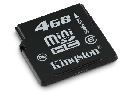 KINGSTONhy4GB mini SDHC (Class 6) OХd(td)(SDM6/4GBFE)