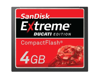 SANDISKExtreme Ducati Edition 4GB CFOХd (SDCFX4-004G-PD1)