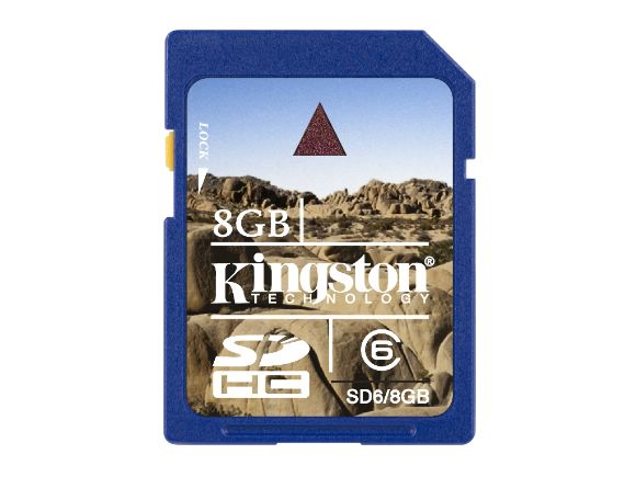 KINGSTONhyClass 6t8GB SDHCOХd (SD6/8GBFE)
