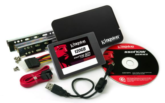KINGSTON���h�ySSDNow KC100 120GB���~�ũT�A�w�ЮM��զX(SKC100S3B/120G)