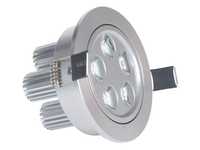 LINGO省電 5 LED全鋁圓柱崁燈(暖白光，全電壓)