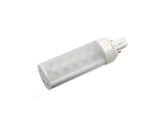 省電6W橫插/側面發光PL LED燈管(暖白光/燈炮色)(YL-SideG24-6WW)