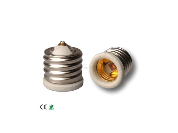 轉換燈頭 燈座 E40-E27 陶瓷 大螺口轉小螺口(兩個)(E40-E27TC)