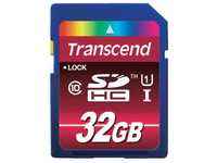 Transcend創見32GB SDHC Class 10 UHS-I記憶卡(TS32GSDHC10U1)