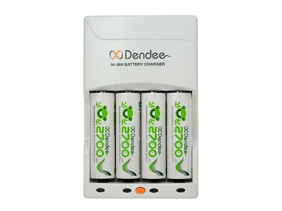 數位蘋果網xDendee 2700 青蛙版可放電急速充電組(4顆充電池+BC61X充電 