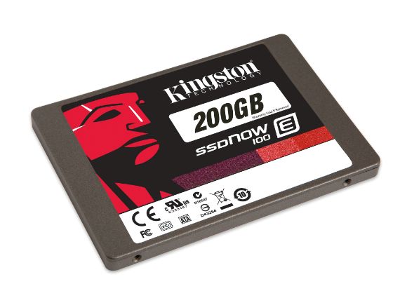 KINGSTON���h�ySSDNow E100 200GB���~�ũT�A�w��(SE100S37/200G)