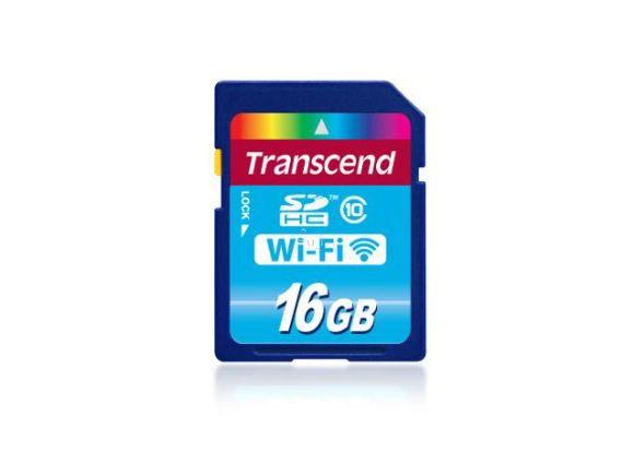 Transcend創見16GB無線Wi-Fi  SDHC記憶卡( Class 10)(TS16GWSDHC10)