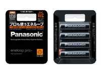 Panasonic國際/松下原廠Eneloop PRO三號低自放電充電電池(總代理公司貨.4只裝) 