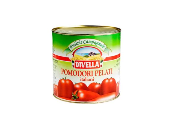 DIVELLA德威樂Plum Tomatoes去皮番茄(2.5kg 營業用)(Plum Tomatoes)