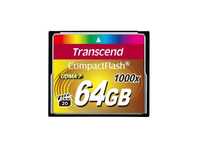 Transcend創見1000X極速CF記憶卡64GB(終身保固)(TS64GCF1000)