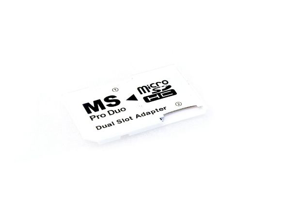 mircoSD轉MS Pro Duo雙通道轉卡(CR-5400)