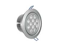 高效率省電暖白光12 LED全鋁崁燈(全電壓)