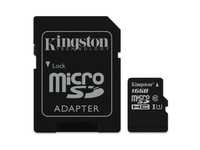 KINGSTON金士頓16GB CL10/UHS-I高速microSDHC卡(附轉卡)