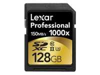  UHS-II ޳N (U3) {F 1000x (150MB/s) Ūǿt(LexarpJ128GB Professional 1000x SDHC/SDXC UHS-IIOХd)