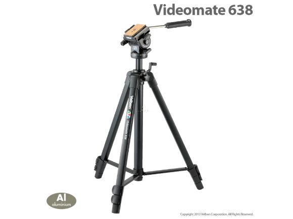 Velbon攝影用Videomate 638錄影三腳架(含PH-368油壓雲台)(Videomate 638)