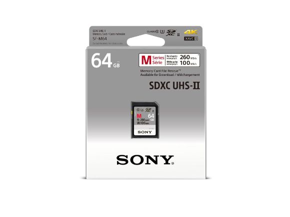 SONY原廠M系列高速SDXC 64GB存儲卡(UHS-II/U3)(SF-M64)