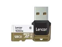 Lexar 雷克沙128GB UHS-II microSDXC 1000x記憶卡(U3)(LSDMI128CBNL1000R)