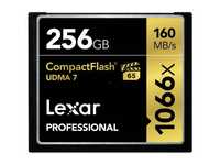 LEXAR雷克莎256GB Professional 1066x 升級版CF記憶卡(LCF256CRBNA1066)