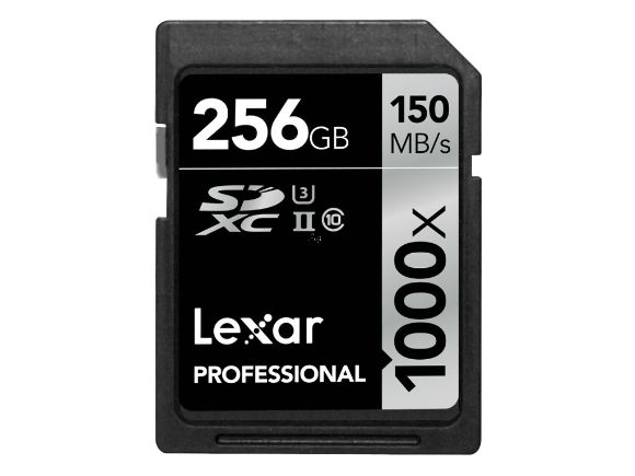 Lexar雷克莎256GB Professional 1000x UHS-II SDXC Memory Card記憶卡(LSD256CRBNA1000)