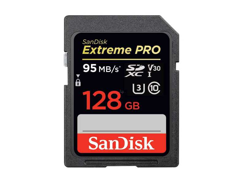 SANDISK{}SDXC Extreme Pro 128GBOХd(V30s)(SDSDXXG-128G)