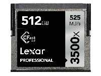 LEXAR雷克莎512GB Professional 3500x CFast 2.0記憶卡(LC512CRBNA3500)