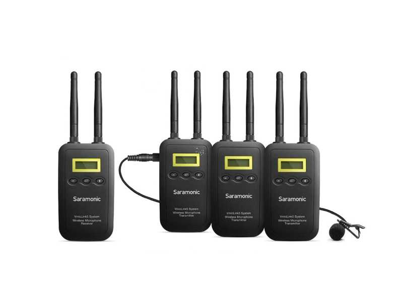 Saramonic���ä@��T5.8GHz�L�u���J���M��VMICLINK5(���q�f)(VmicLink5 (RX+TX+TX+TX))