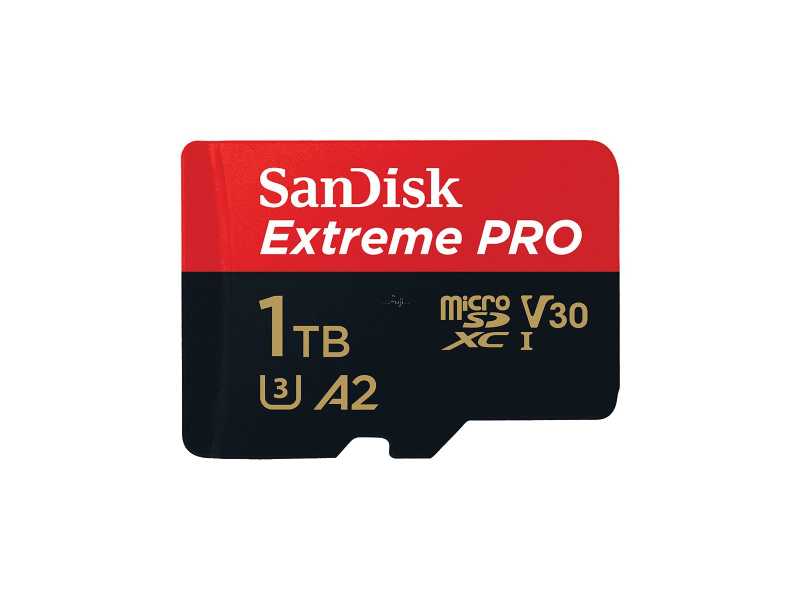 SANDISK閃迪1TB Extreme PRO microSDXC記憶卡(U3/A2)(SDSQXCZ-1T00)