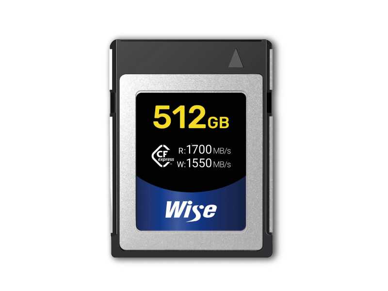 Wise裕拓512GB超高速CFexpress記憶卡(讀取1700 MB/s)(CFX-B512)