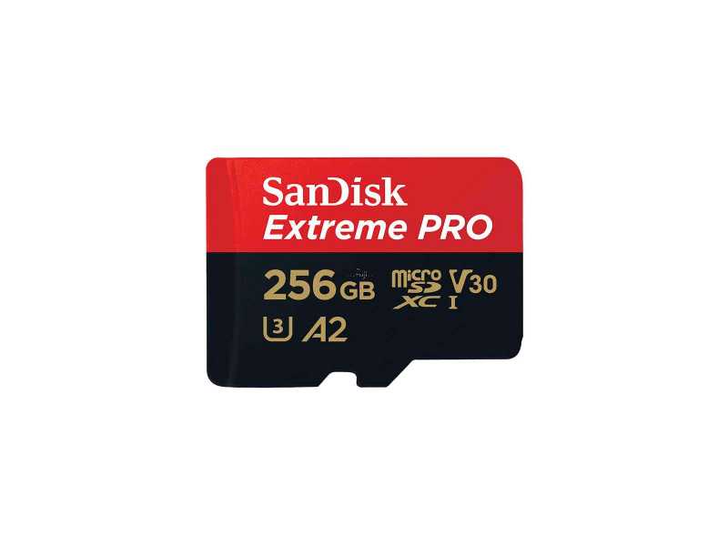SANDISK新版256G Extreme PRO microSDXC記憶卡(U3/A2)(SDSQXCZ-256G)
