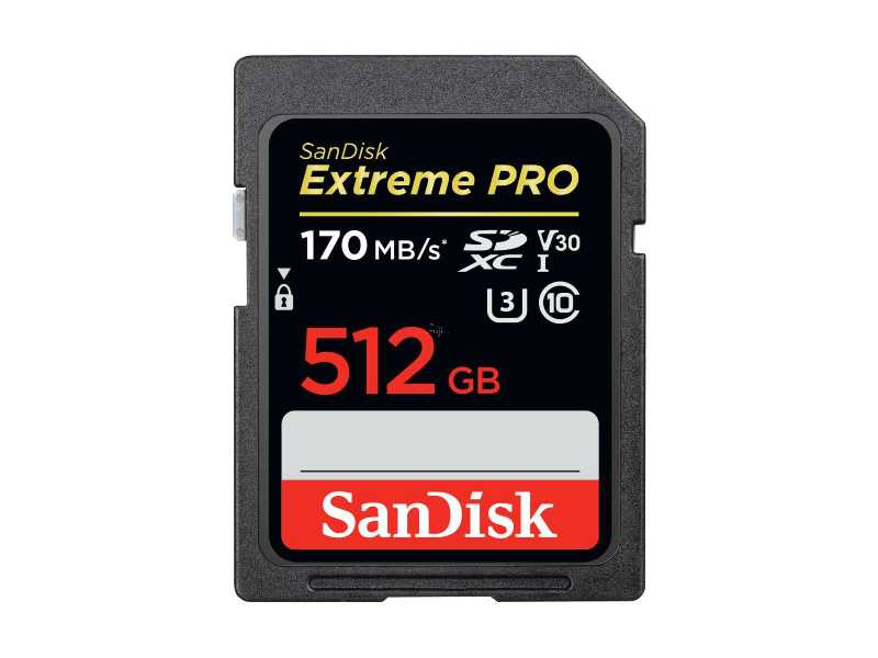 SANDISK閃迪SDXC Extreme Pro 512GB記憶卡(170M新版)(SDSDXXY-512G)