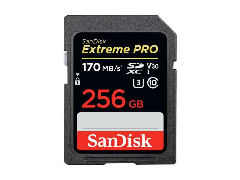 SANDISK閃迪SDXC Extreme Pro 256GB記憶卡(170M新版)(SDSDXXY-256G)