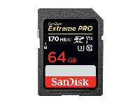SANDISK閃迪SDXC Extreme Pro 64GB記憶卡(170M新版)