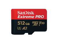 SANDISK新版512G Extreme PRO microSDXC記憶卡(U3/A2)(SDSQXCZ-512G)
