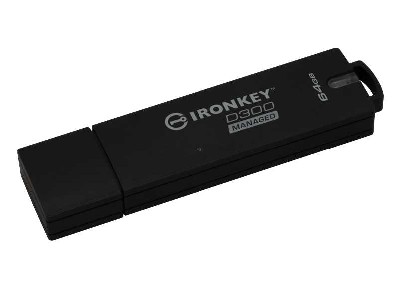 KINGSTON金士頓IronKey D300 Managed加密USB隨身碟(64GB)(IKD300SM/64GB)